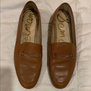 Sam Edelman Womens Saddle Brown Loafers
